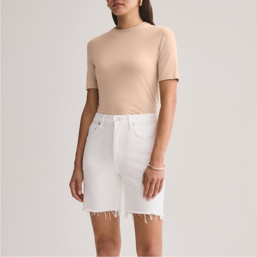 Agolde Rumi Short in Oyster